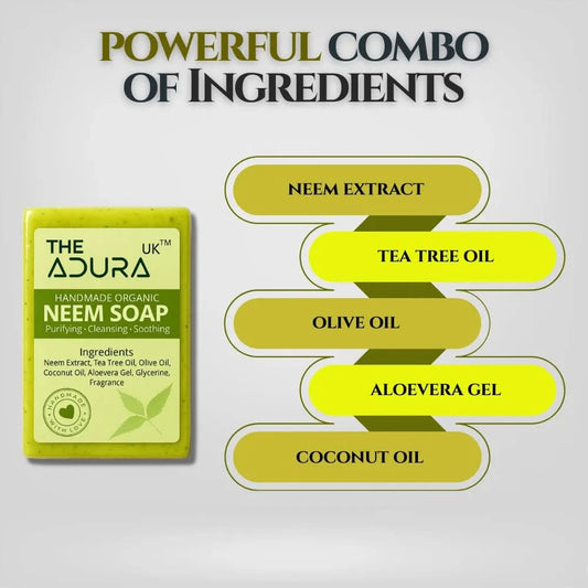 Handmade Organic Neem Soap | Purifying, Cleansing, Soothing