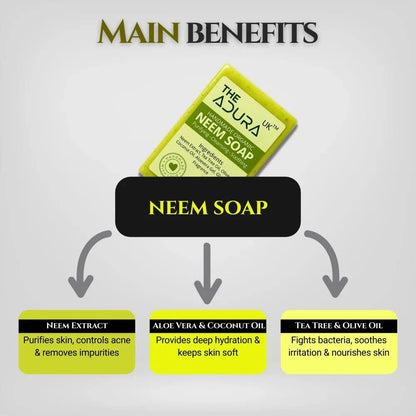 Handmade Organic Neem Soap | Purifying, Cleansing, Soothing