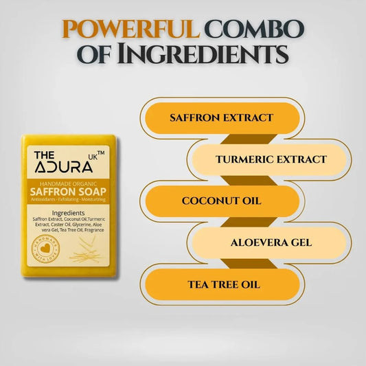 Organic Saffron Soap | Brightening & Moisturizing