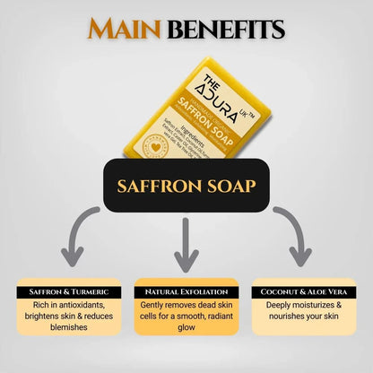 Organic Saffron Soap | Brightening & Moisturizing