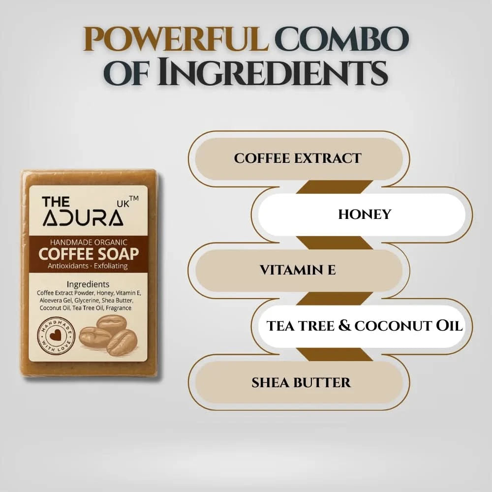 Organic Coffee Soap | Antioxidants, Exfoliating, Nourishing