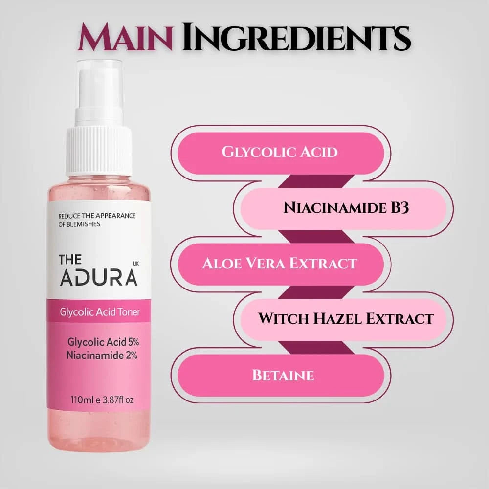Adura Glycolic Acid Toner – Exfoliating & Brightening Solution