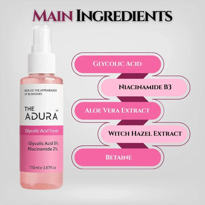 Adura Glycolic Acid Toner – Exfoliating & Brightening Solution