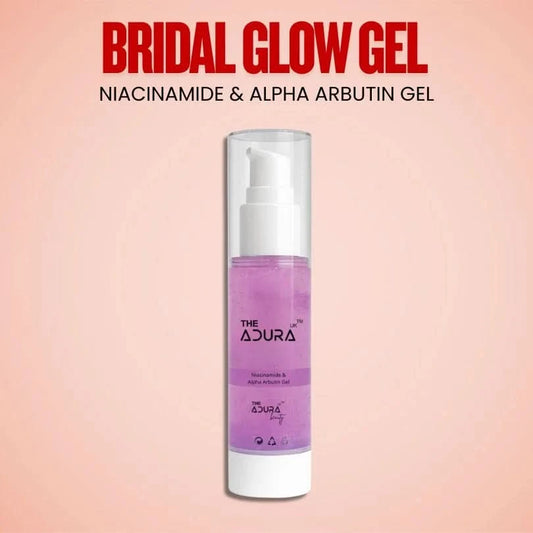 Bridal glow gel: Smoothing & Brightening Gel Alpha Arbutin 2% , Niacinamide 4%l
