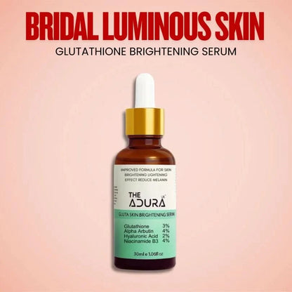 Bridal Luminious Skin, Gluta Skin Brightening Serum: Glutathione 3% + Alpha Arbutin 4%