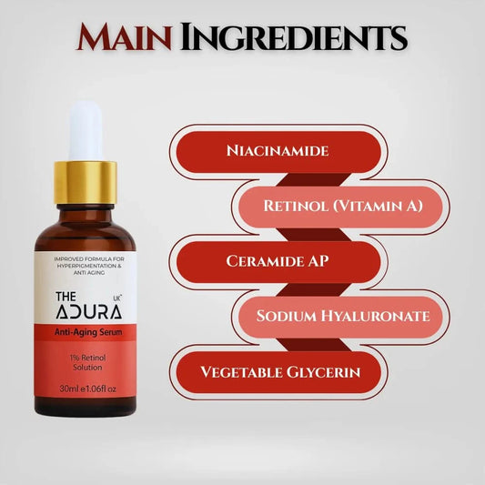 Adura Retinol Serum 1% – Anti-Aging & Skin Brightening