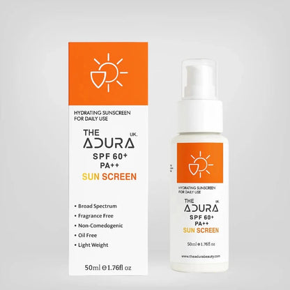 Adura Hydrating Sunscreen SPF 60+ PA++ | Oil Free Broad Spectrum 50 ml