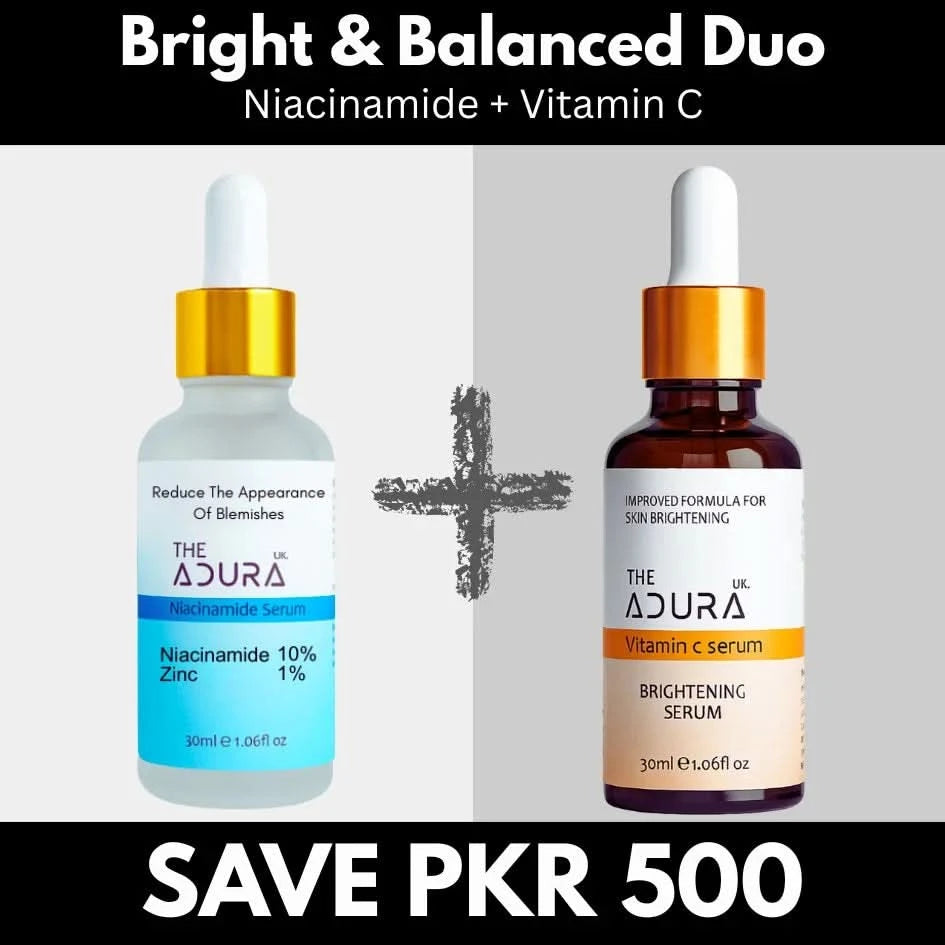 Serums Glow & Balance Duo – Niacinamide + Vitamin C