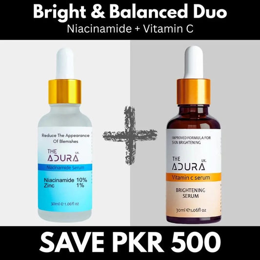 Serums Glow & Balance Duo – Niacinamide + Vitamin C