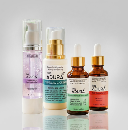 The Ultimate Glass Skin Bundle (4-Step Brightening & Anti-Aging Kit)